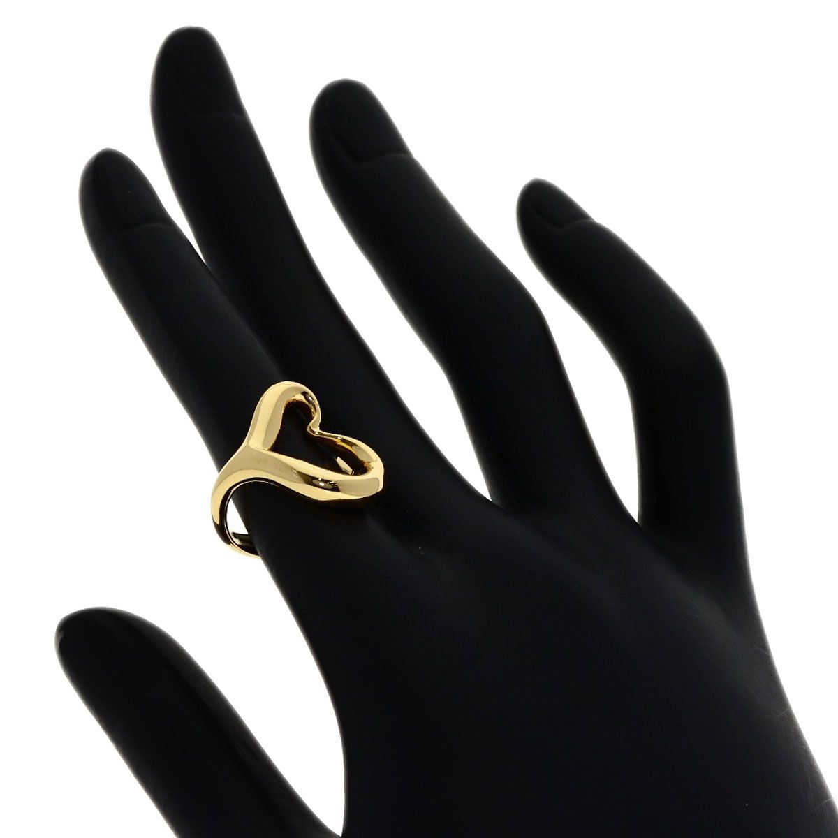 Tiffany & Co Open Heart Ring 18k Yellow Gold — view 6
