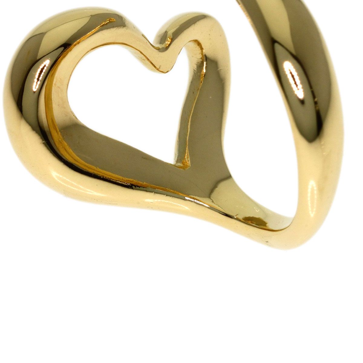 Tiffany & Co Open Heart Ring 18k Yellow Gold — view 8