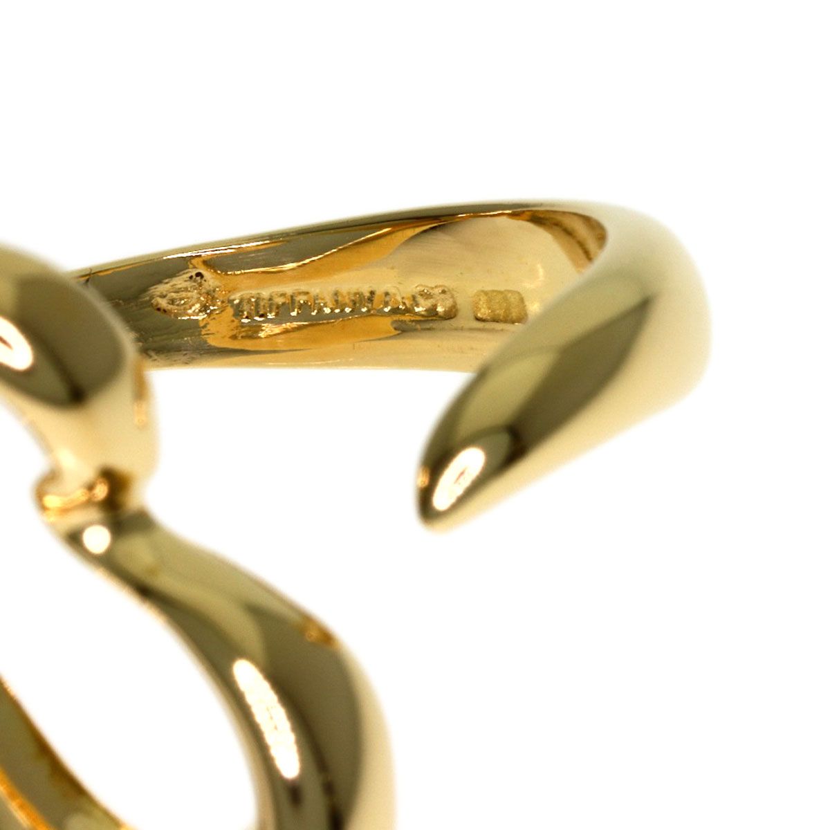 Tiffany & Co Open Heart Ring 18k Yellow Gold — view 5