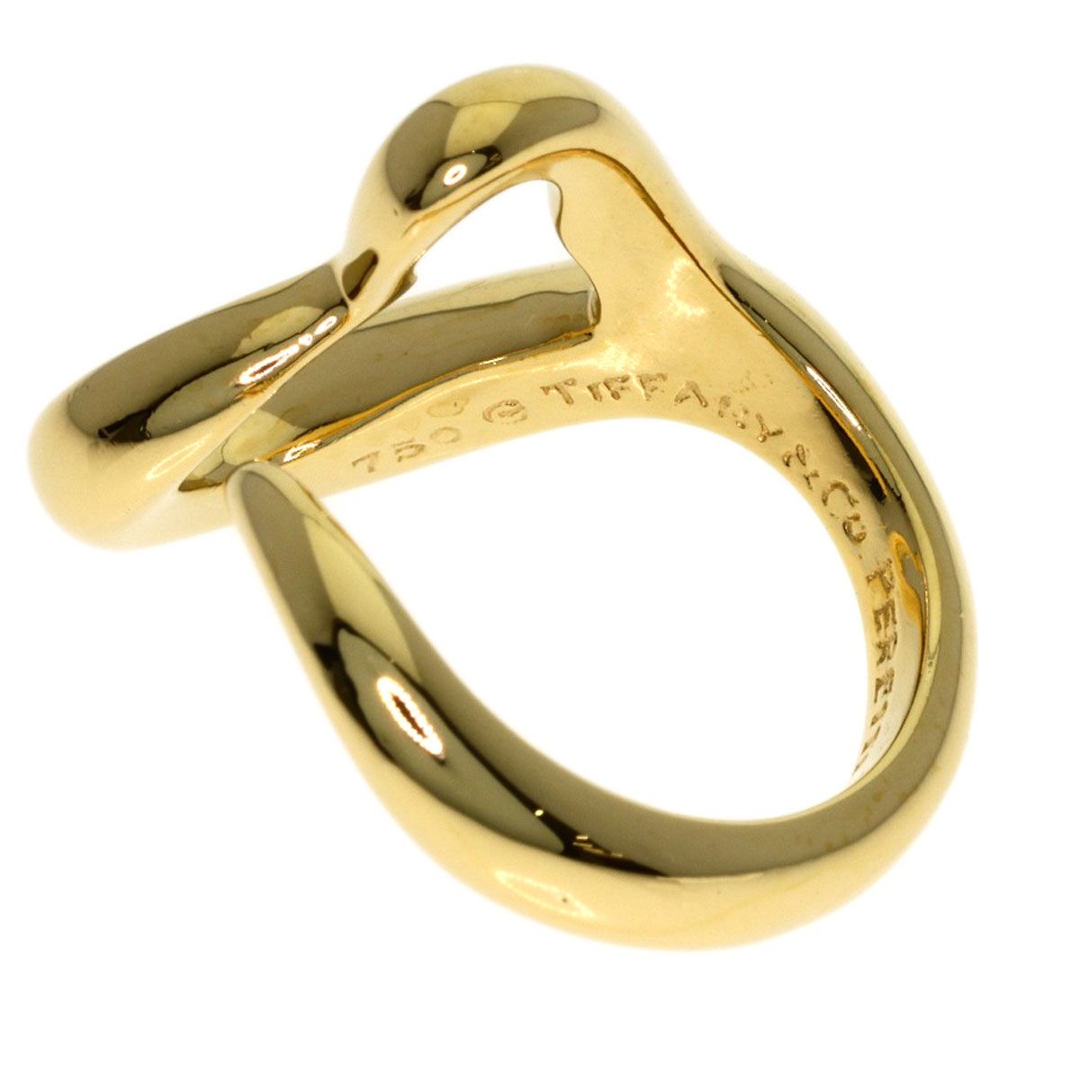 Tiffany & Co Open Heart Ring 18k Yellow Gold — view 4