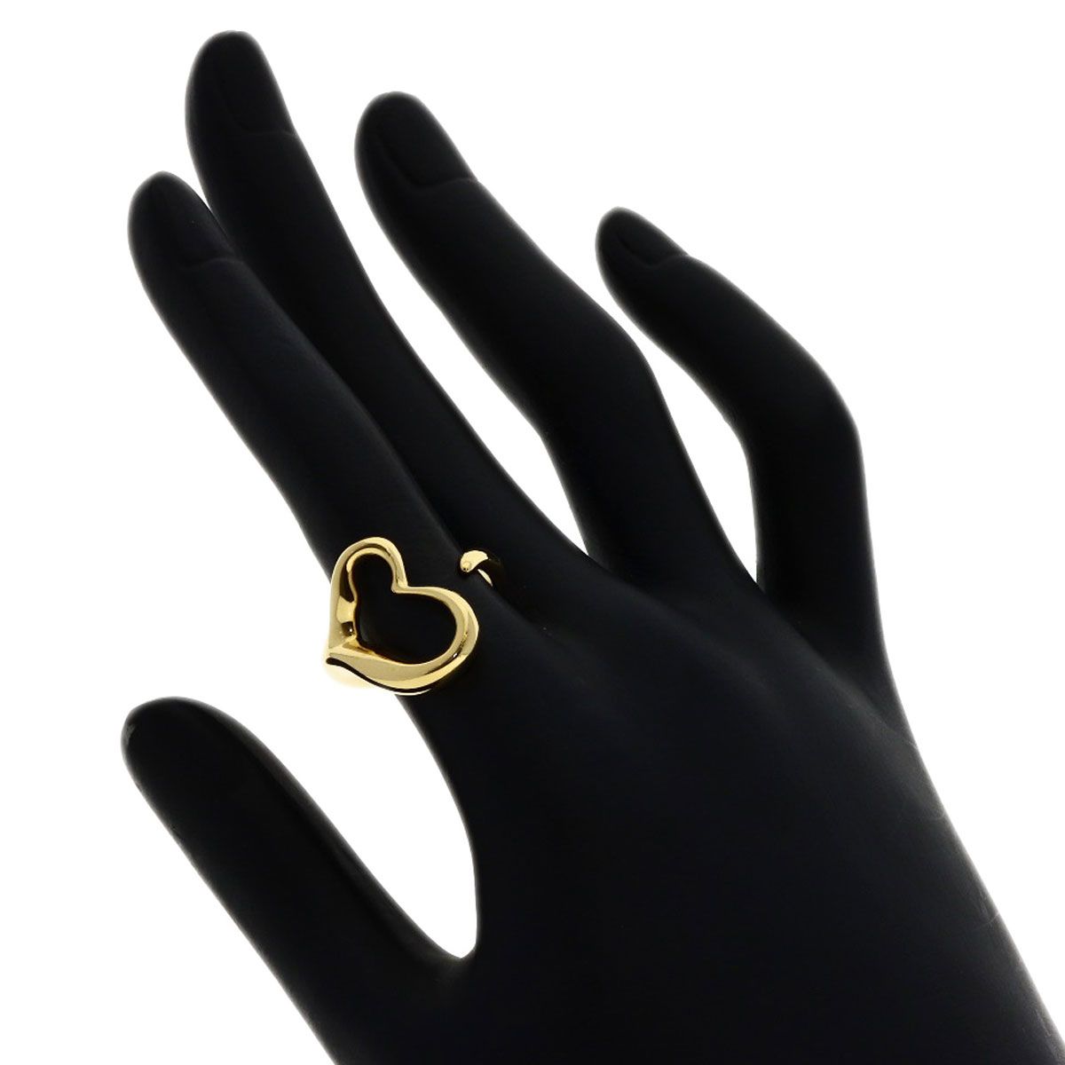 Tiffany & Co Open Heart Ring 18k Yellow Gold — view 5