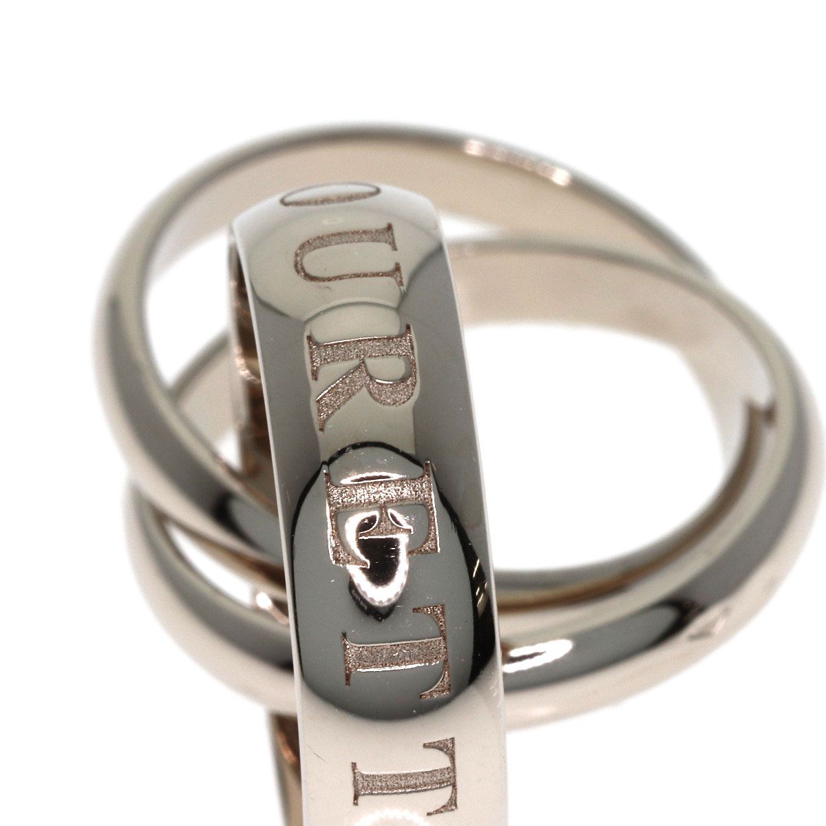 Cartier Trinity Christmas Limited 47 Ring 18k White Gold — view 7
