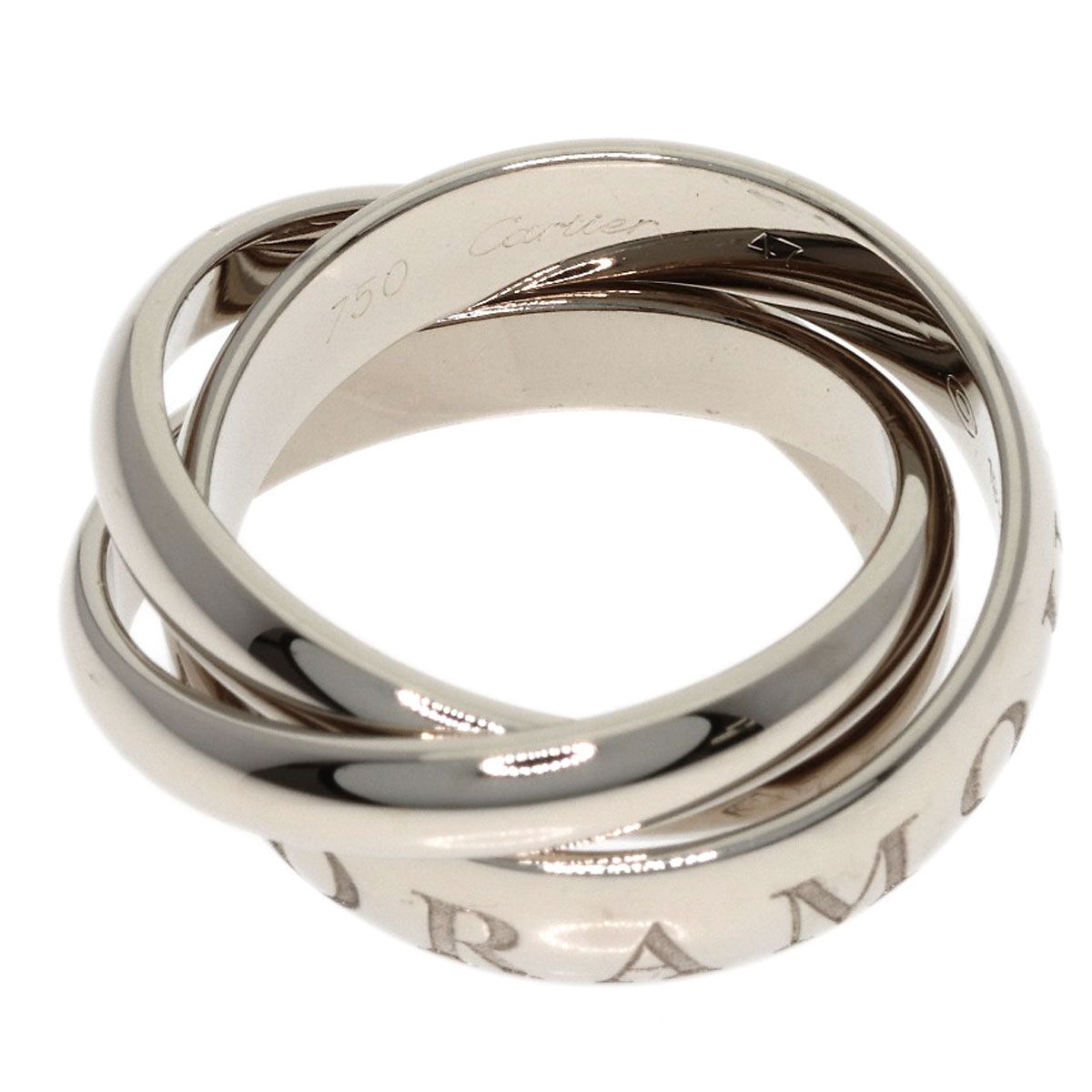 Cartier Trinity Christmas Limited 47 Ring 18k White Gold — view 3