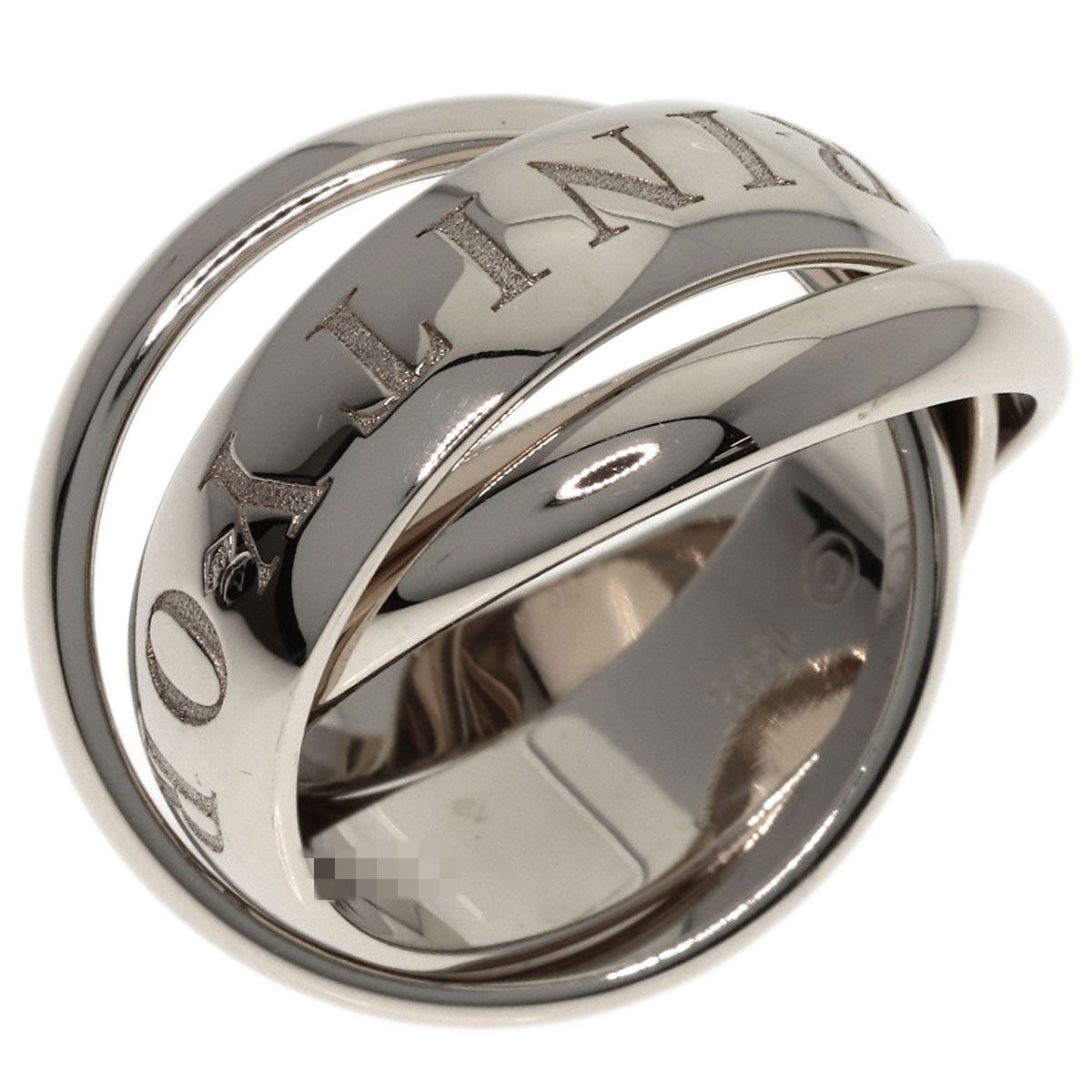 Cartier Trinity Christmas Limited 47 Ring 18k White Gold — view 2