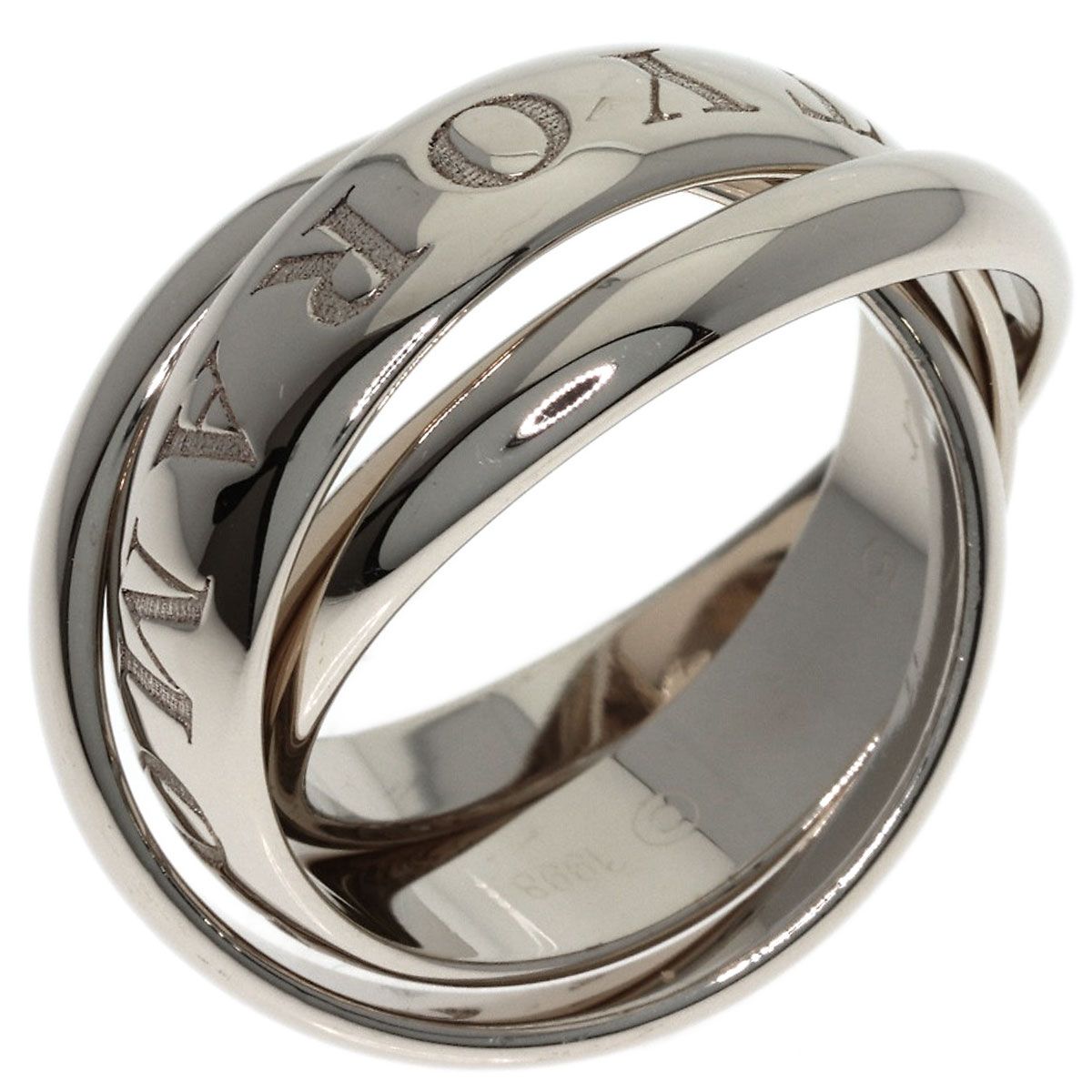 Cartier Trinity Christmas Limited 51 Ring 18k White Gold — view 2