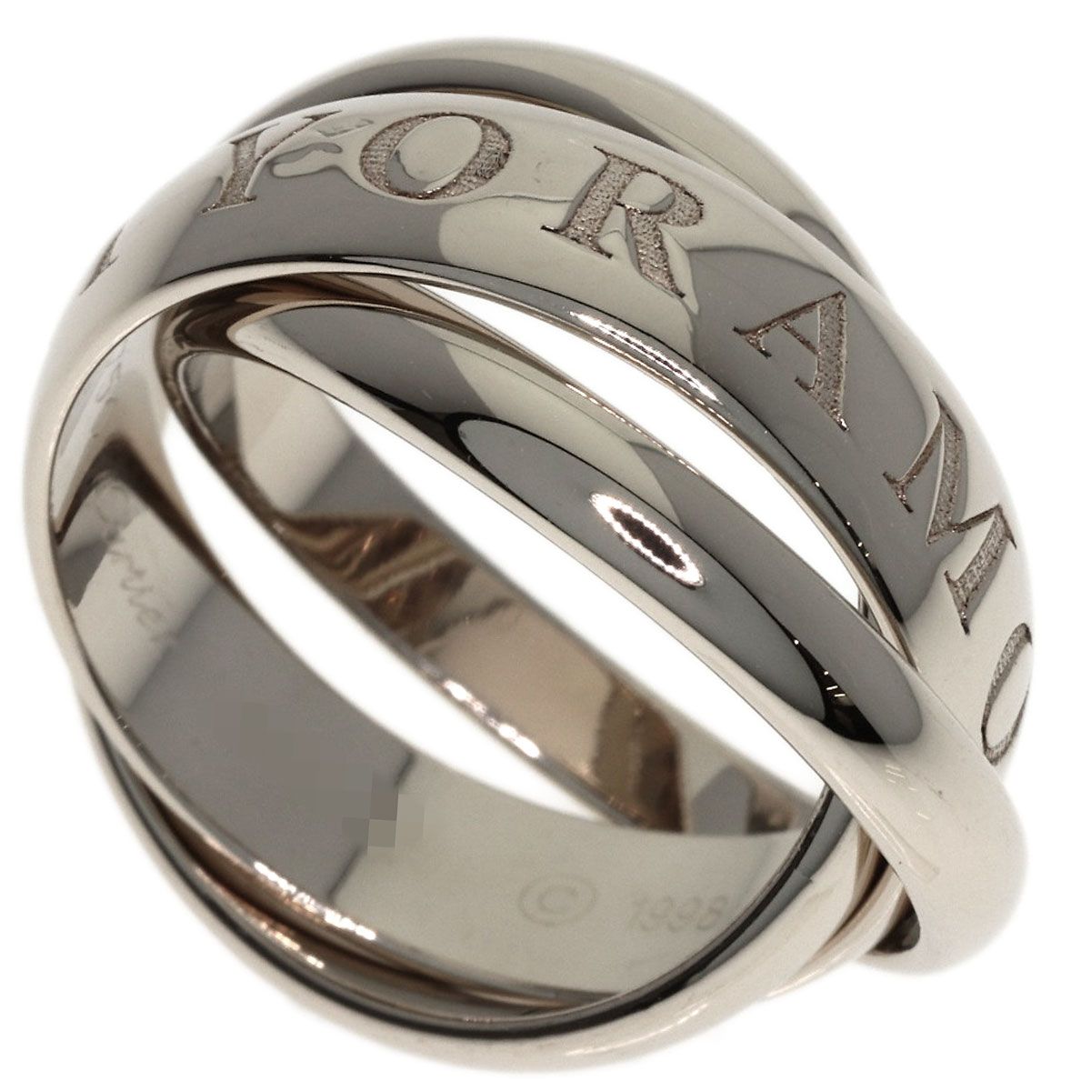 Cartier Trinity Christmas Limited 51 Ring 18k White Gold