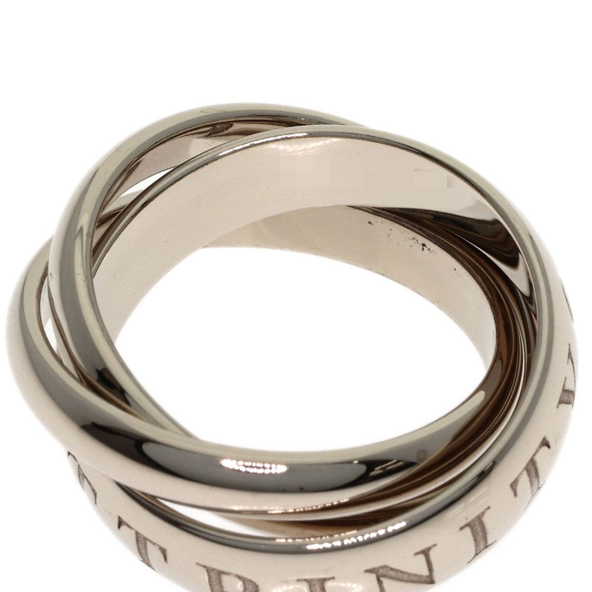 Cartier Trinity Christmas Limited 47 Ring 18k White Gold — view 4
