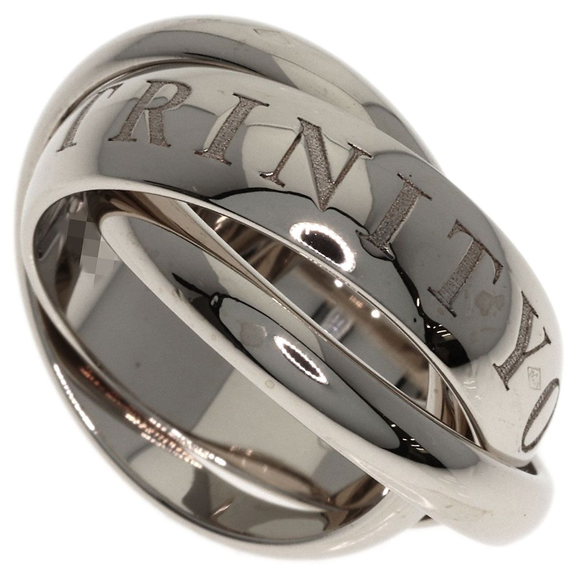 Cartier Trinity Christmas Limited 47 Ring 18k White Gold