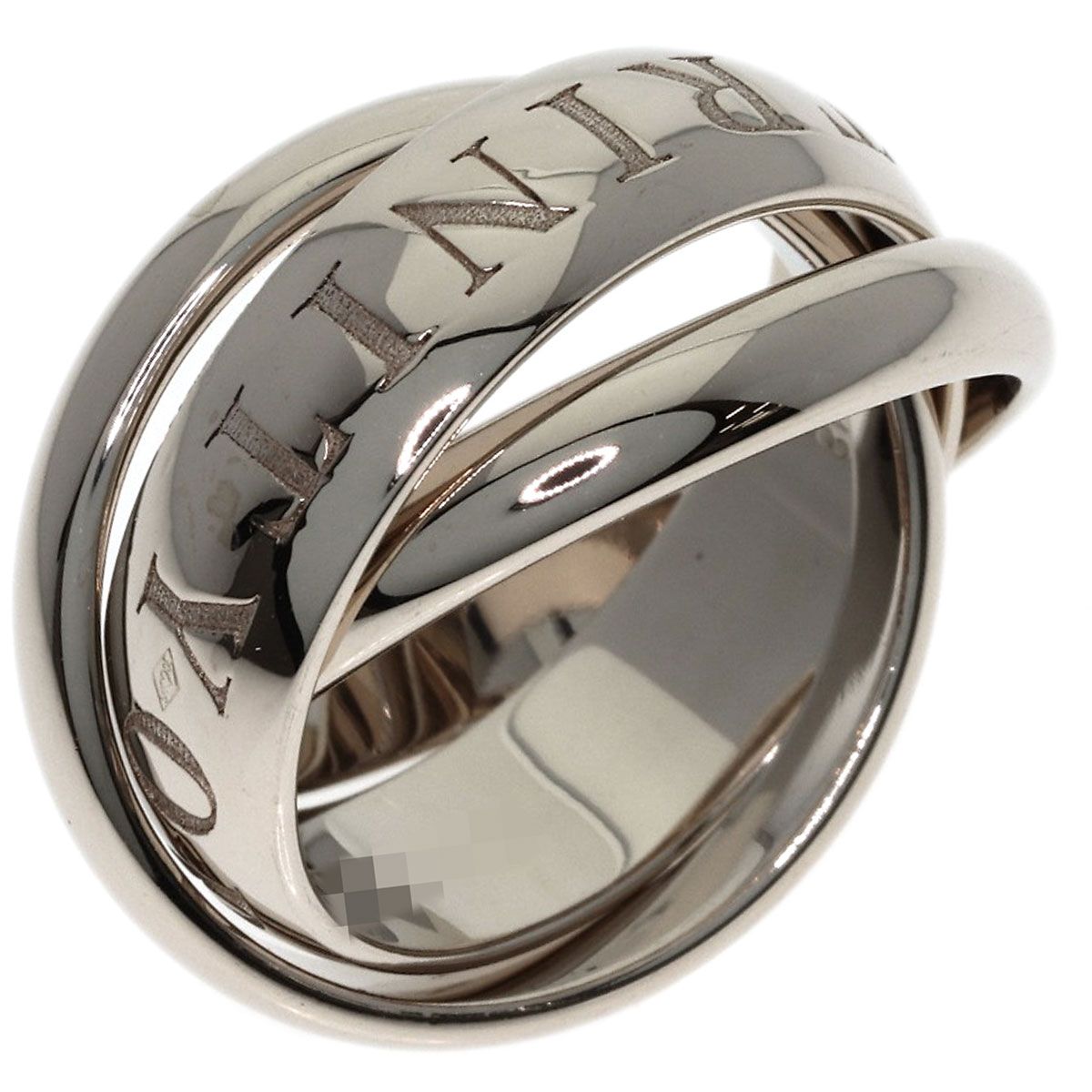 Cartier Trinity Christmas Limited 47 Ring 18k White Gold — view 2
