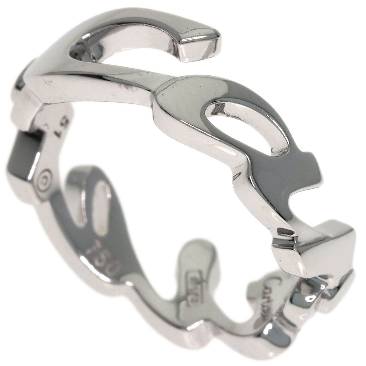 Cartier Signature Christmas Limited 51 Ring 18k White Gold