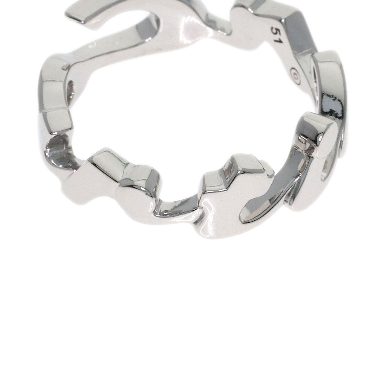 Cartier Signature Christmas Limited 51 Ring 18k White Gold — view 7
