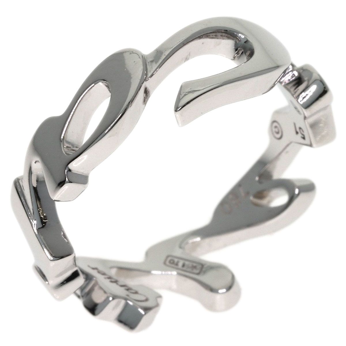 Cartier Signature Christmas Limited 51 Ring 18k White Gold — view 2