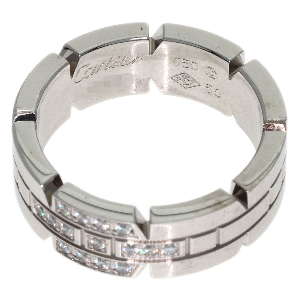 Cartier Tank Francaise SM 50 Ring 18k White Gold — view 4