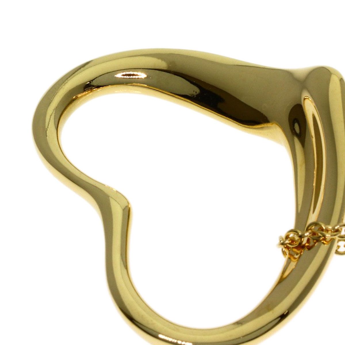 Tiffany & Co Open Heart Necklace 18k Yellow Gold — view 6