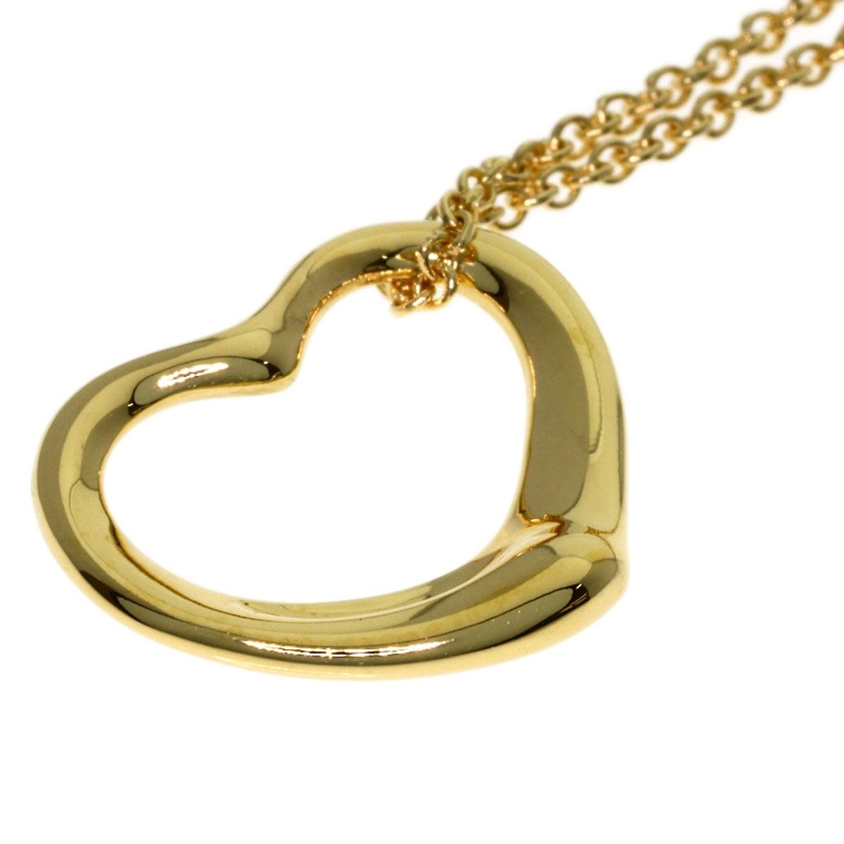 Tiffany & Co Open Heart Necklace 18k Yellow Gold — view 6