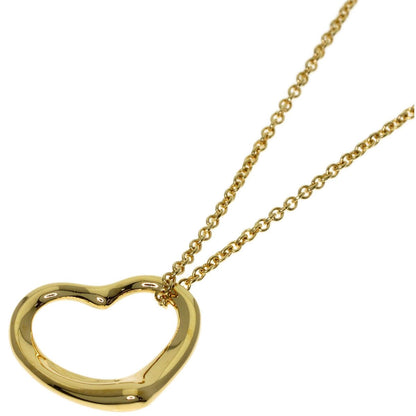 Tiffany & Co Open Heart Necklace 18k Yellow Gold