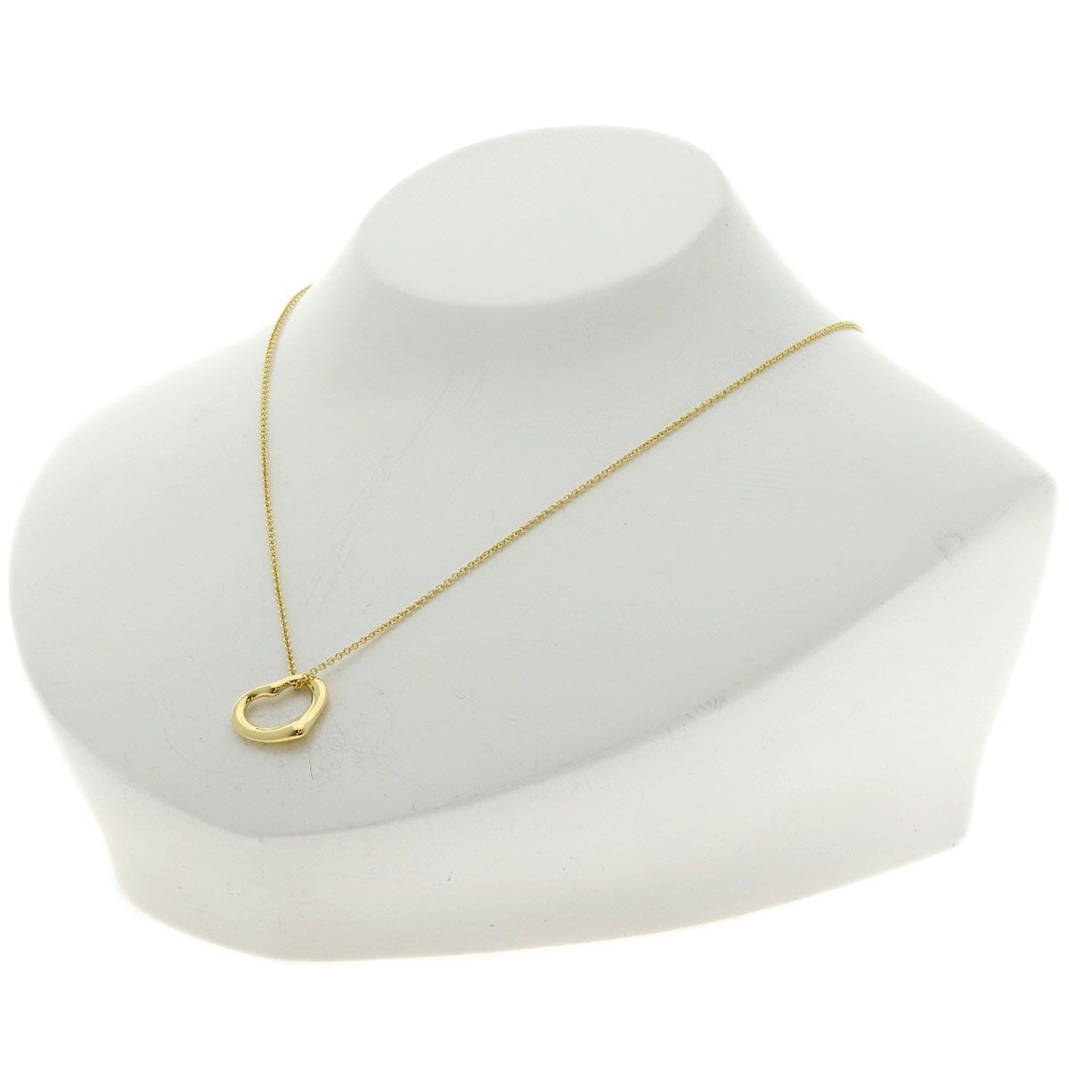 Tiffany & Co Open Heart Necklace 18k Yellow Gold — view 4