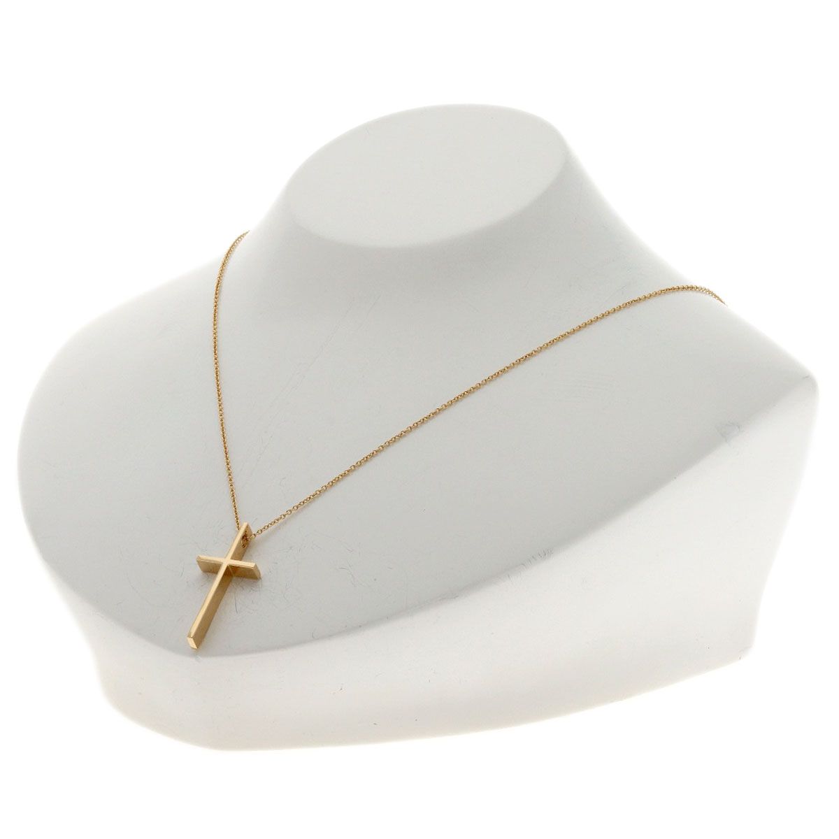 Tiffany & Co Cross Necklace 18k Pink Gold — view 4
