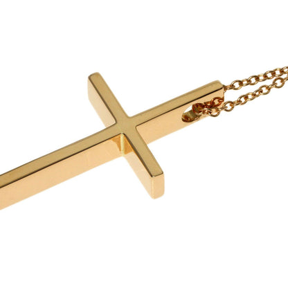Tiffany & Co Cross Necklace 18k Pink Gold — view 5
