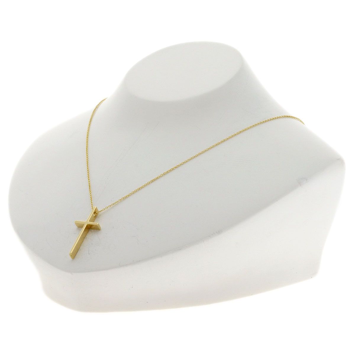 Tiffany & Co Cross Necklace 18k Yellow Gold — view 4