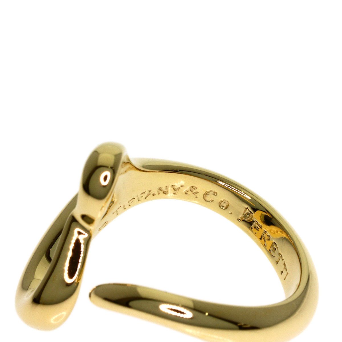Tiffany & Co Open Heart Ring 18k Yellow Gold — view 5