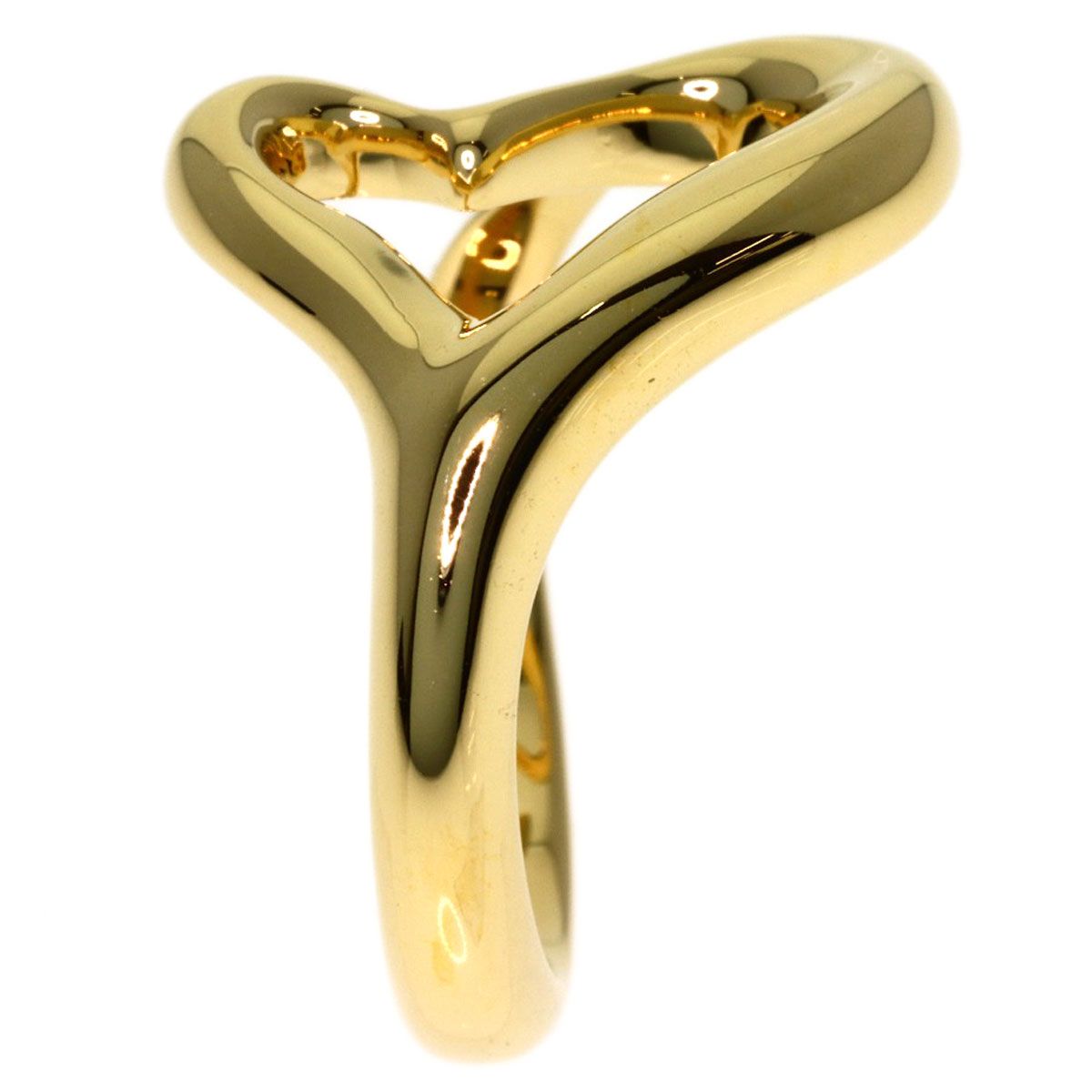 Tiffany & Co Open Heart Ring 18k Yellow Gold — view 3