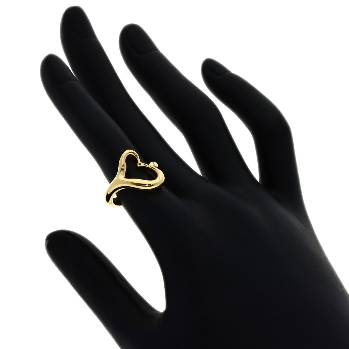 Tiffany & Co Open Heart Ring 18k Yellow Gold — view 6