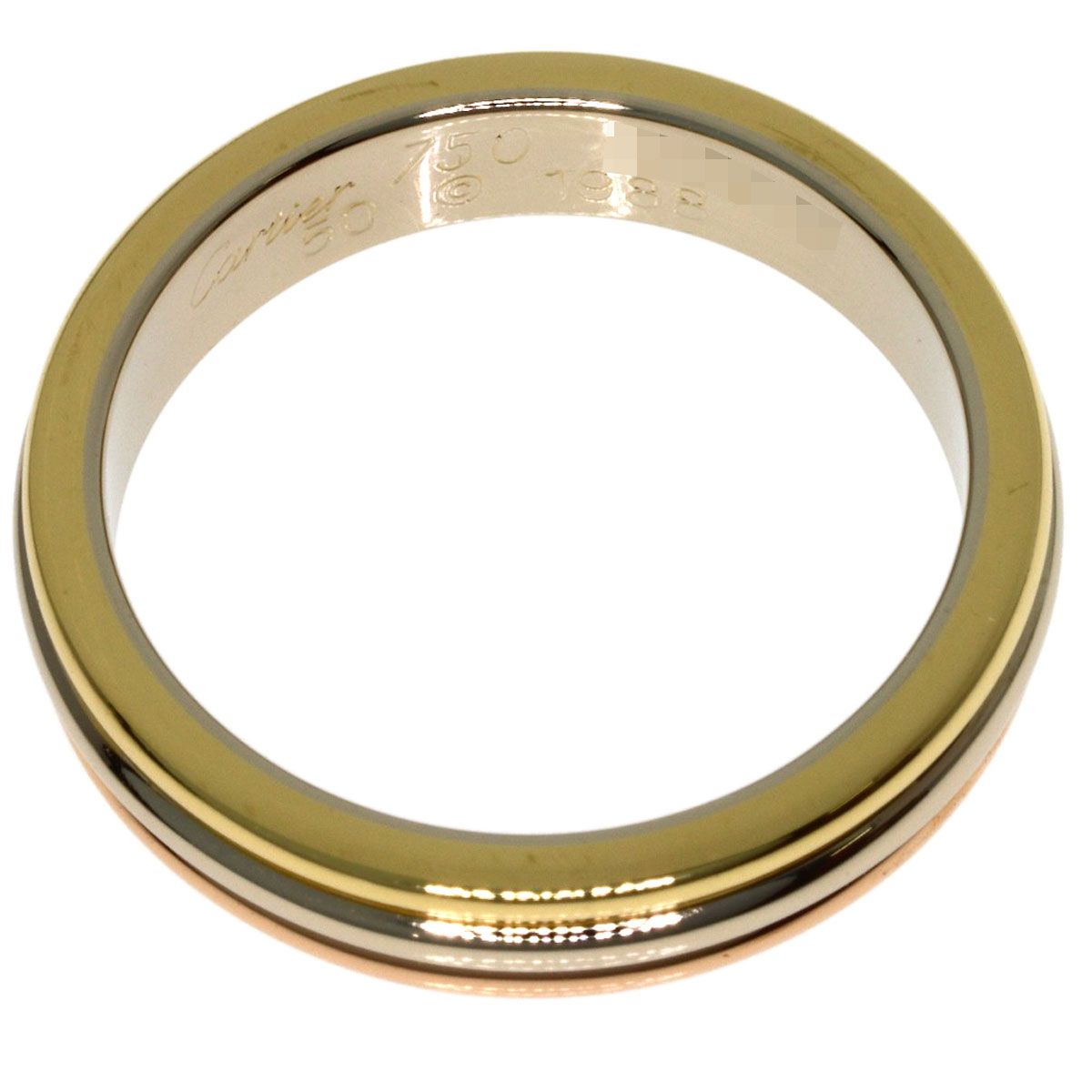 Cartier Vendome 50 Ring 18k Yellow Gold 18k White — view 4