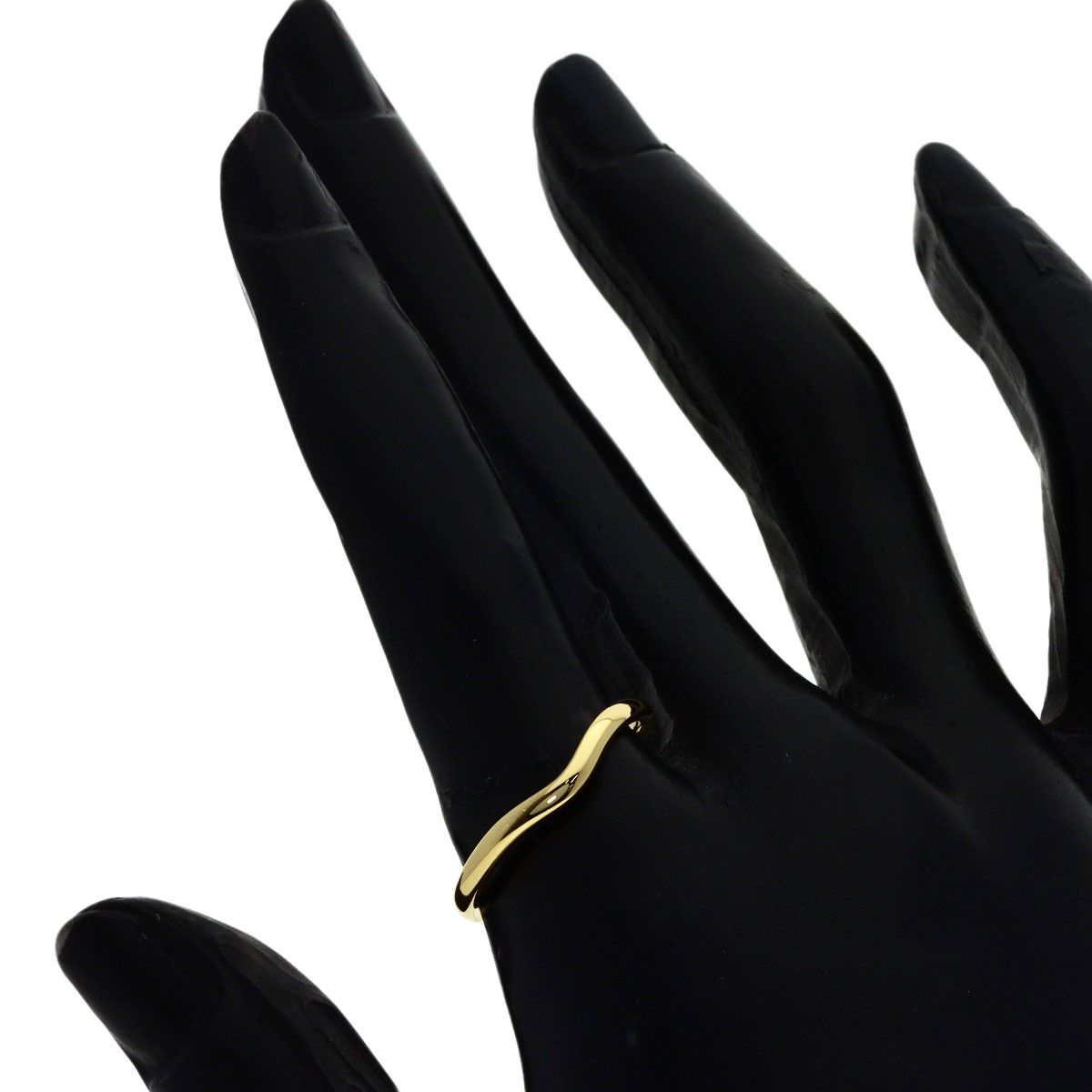 Tiffany & Co Curved Band Ring 18k Yellow Gold — view 6