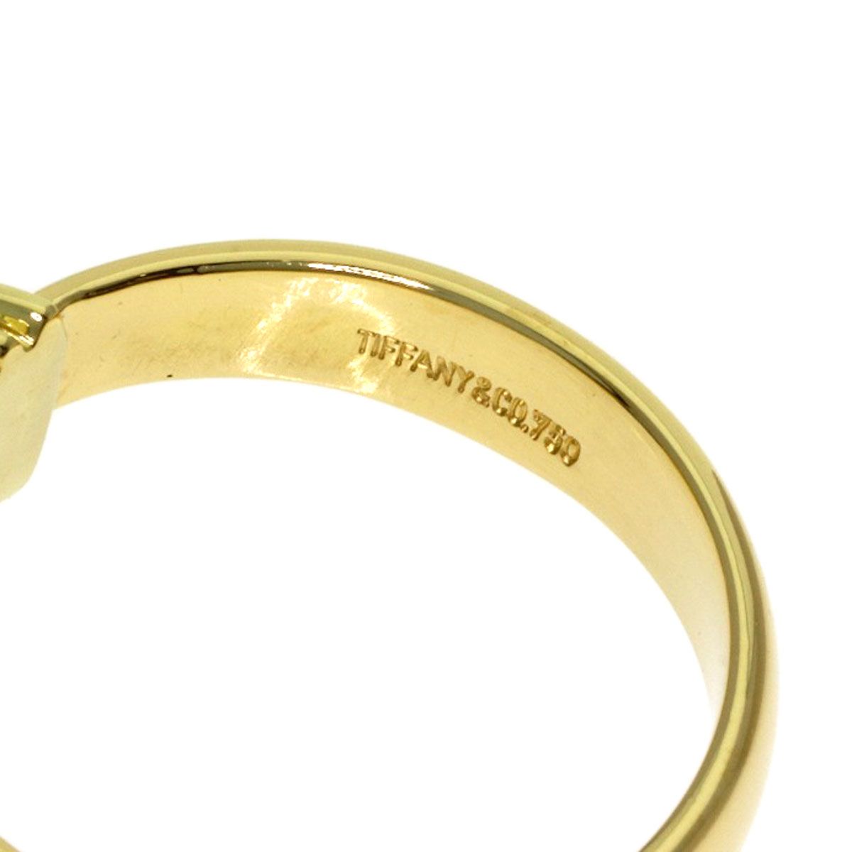 Tiffany & Co Stacking Saffiano Ring 18k Yellow Gold — view 5