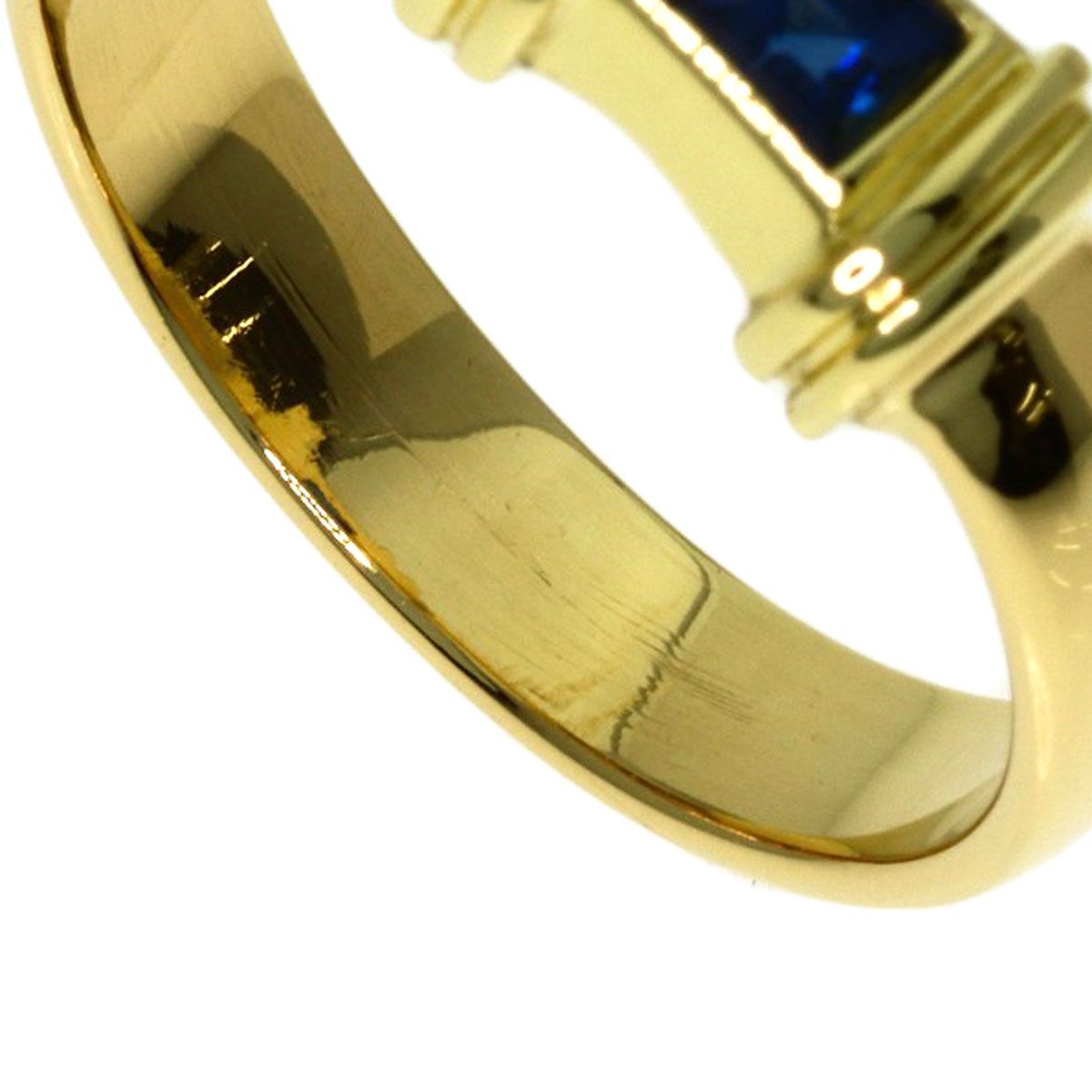 Tiffany & Co Stacking Saffiano Ring 18k Yellow Gold — view 8