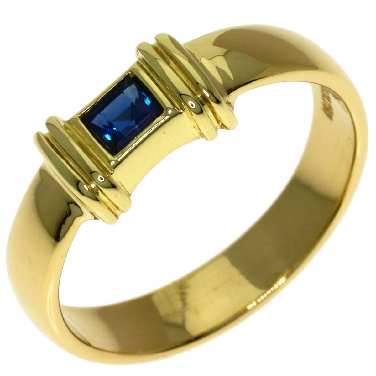 Tiffany & Co Stacking Saffiano Ring 18k Yellow Gold — view 2
