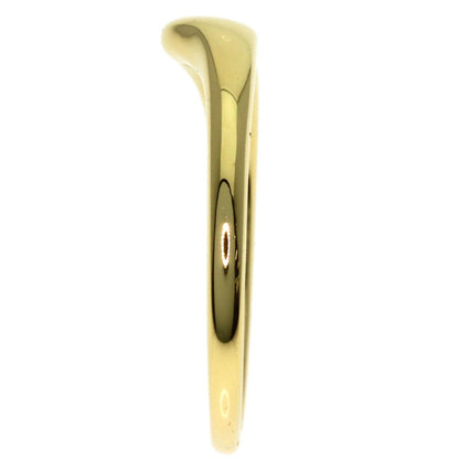 Tiffany & Co Curved Band Emerald Ring 18k Yellow Gold — view 3