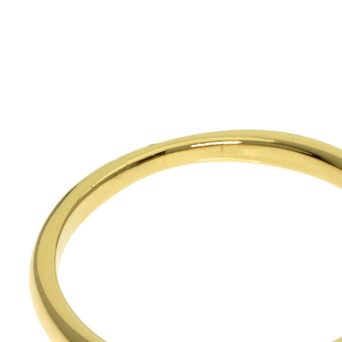 Tiffany & Co Curved Band Emerald Ring 18k Yellow Gold — view 7