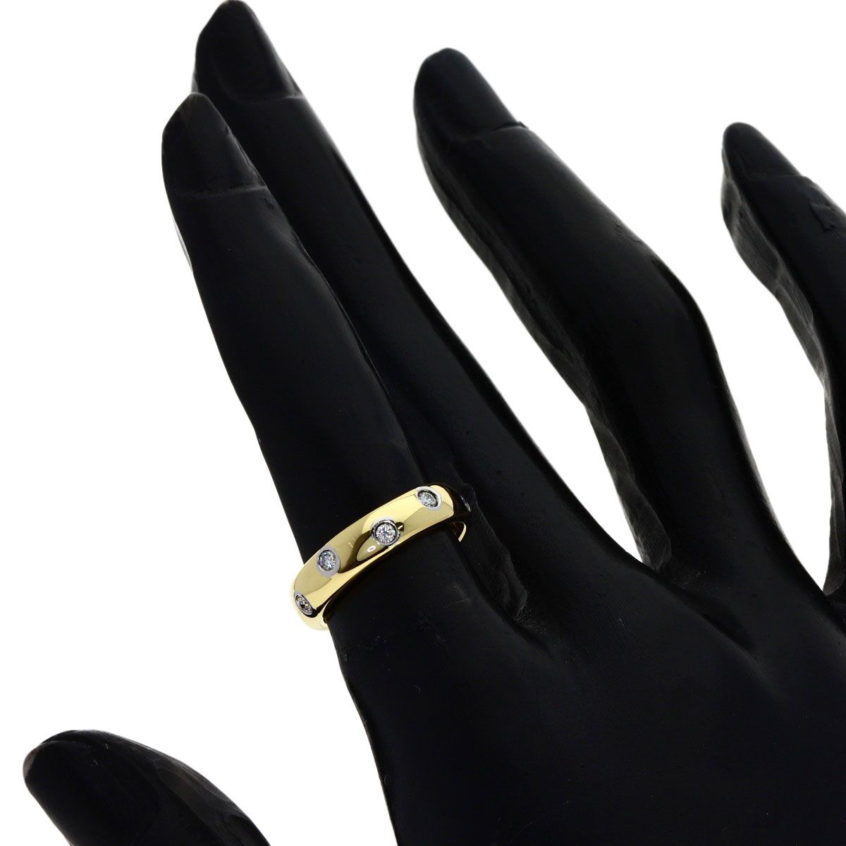 Tiffany & Co Dots Diamond Ring 18k Yellow Gold — view 5