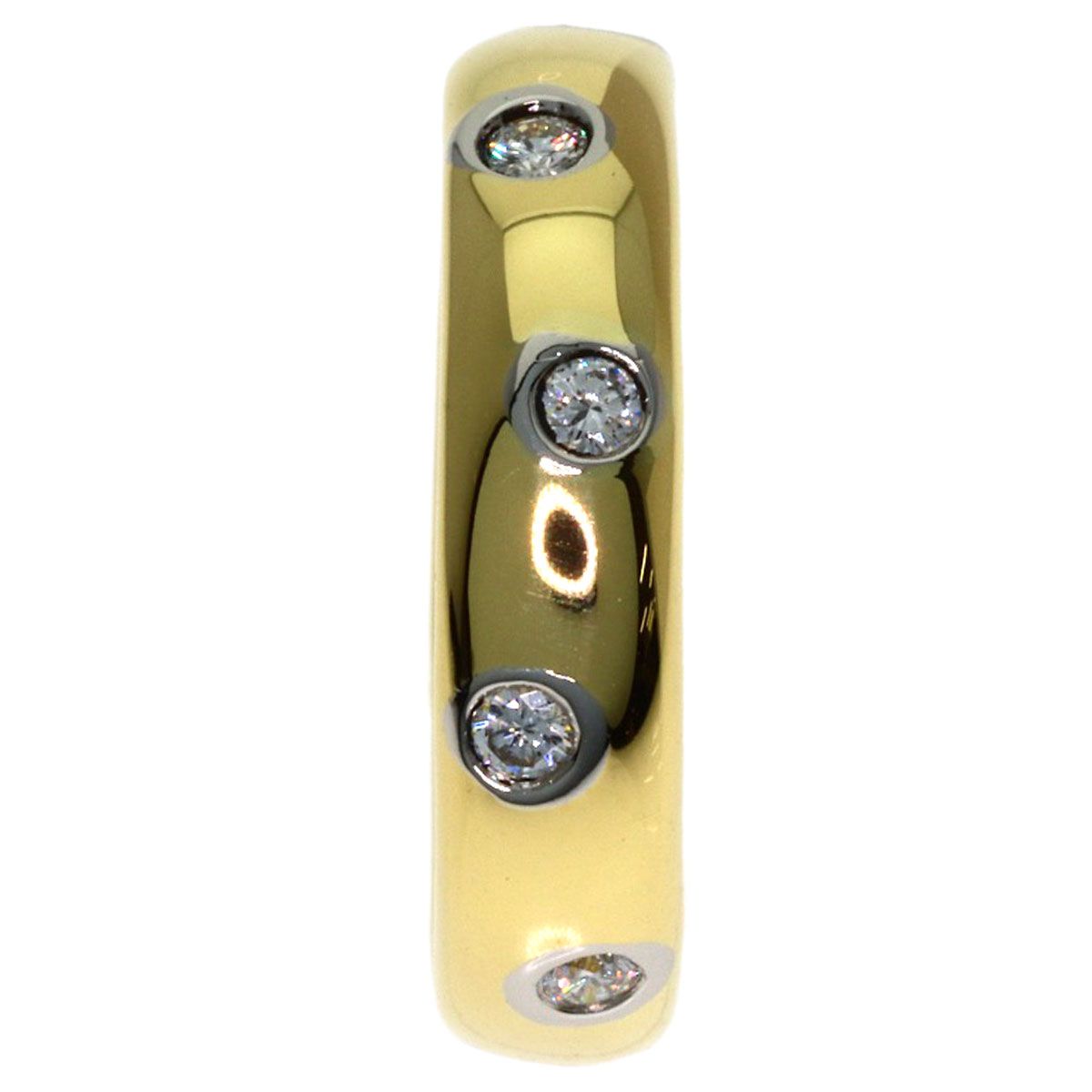 Tiffany & Co Dots Diamond Ring 18k Yellow Gold — view 3