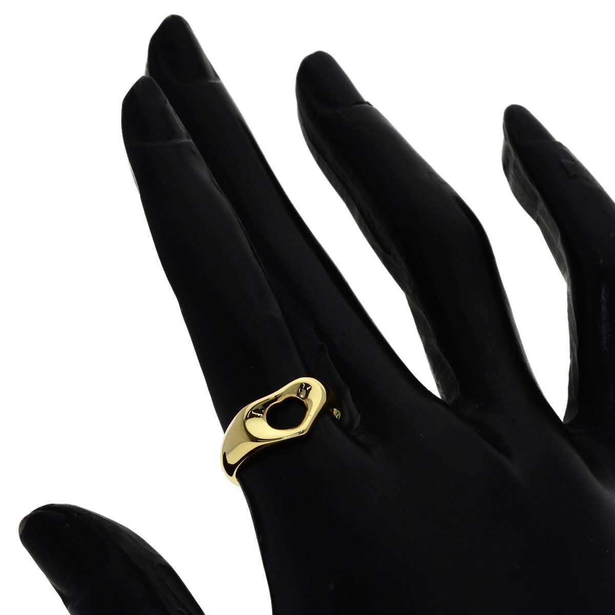 Tiffany & Co Open Heart Ring 18k Yellow Gold — view 6