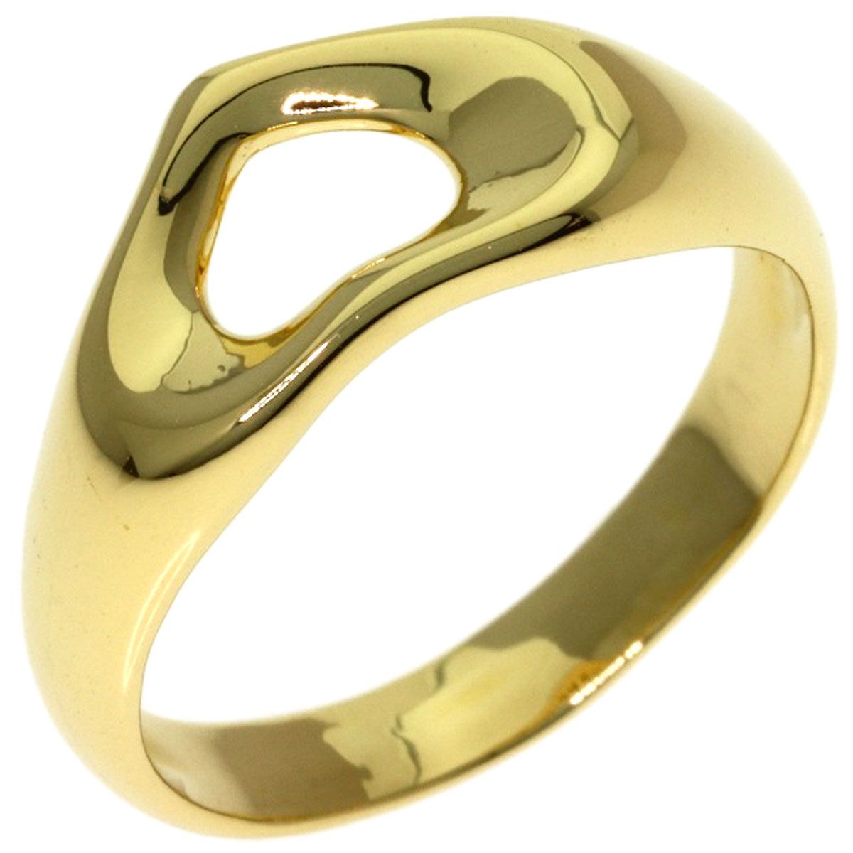 Tiffany & Co Open Heart Ring 18k Yellow Gold — view 2