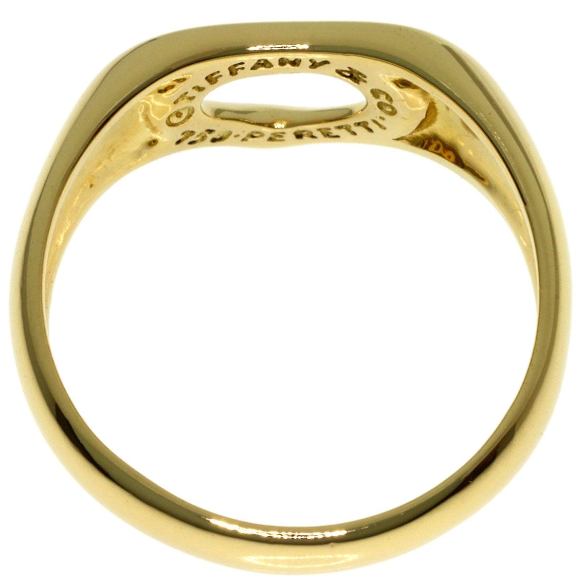Tiffany & Co Open Heart Ring 18k Yellow Gold — view 4