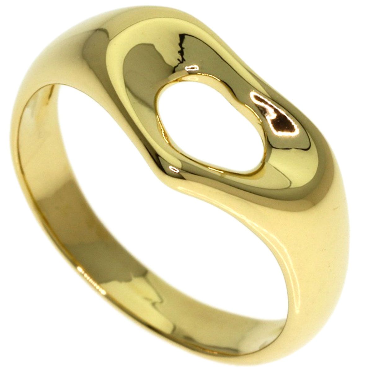 Tiffany & Co Open Heart Ring 18k Yellow Gold