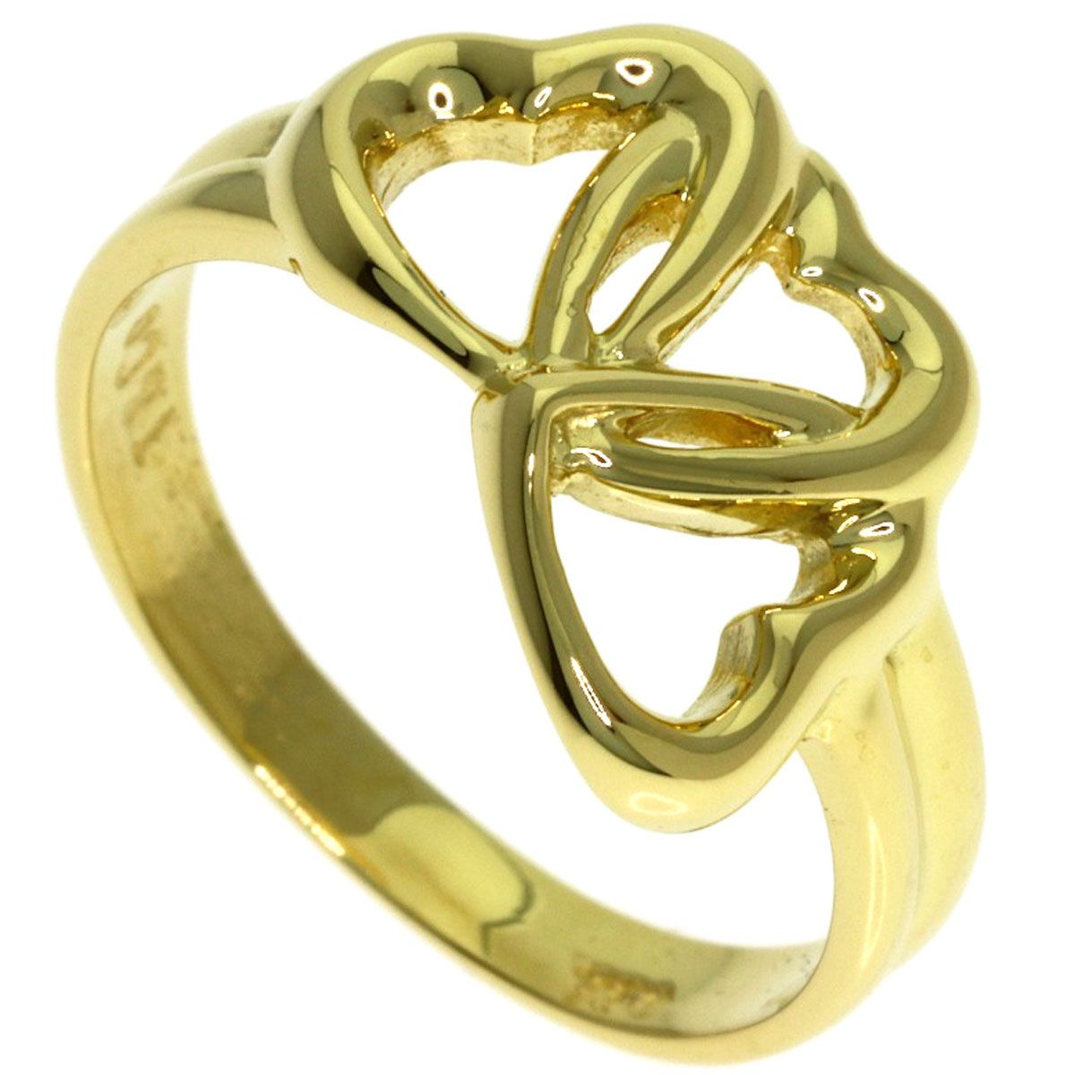 Tiffany & Co Triple Heart Ring 18k Yellow Gold