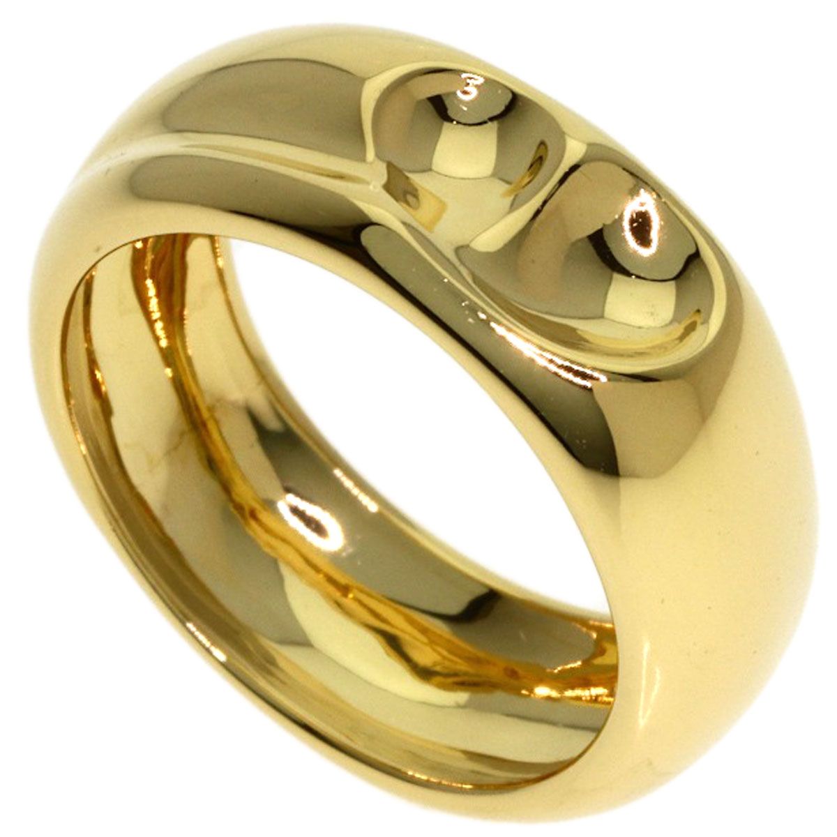 Tiffany & Co Full Heart Ring 18k Yellow Gold