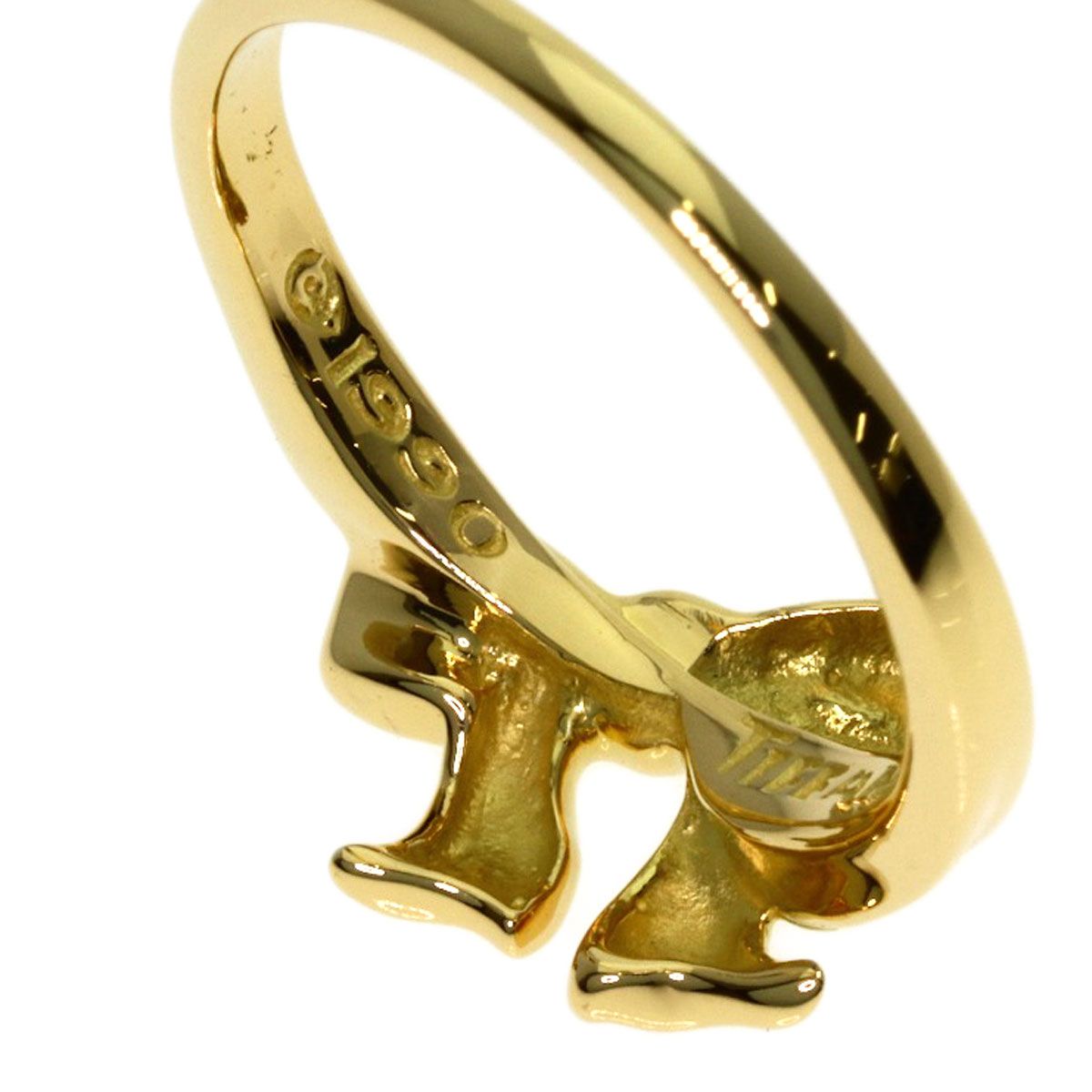 Tiffany & Co Ribbon Ring 18k Yellow Gold — view 6