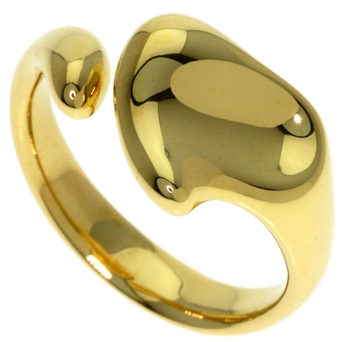 Tiffany & Co Full Heart Ring 18k Yellow Gold