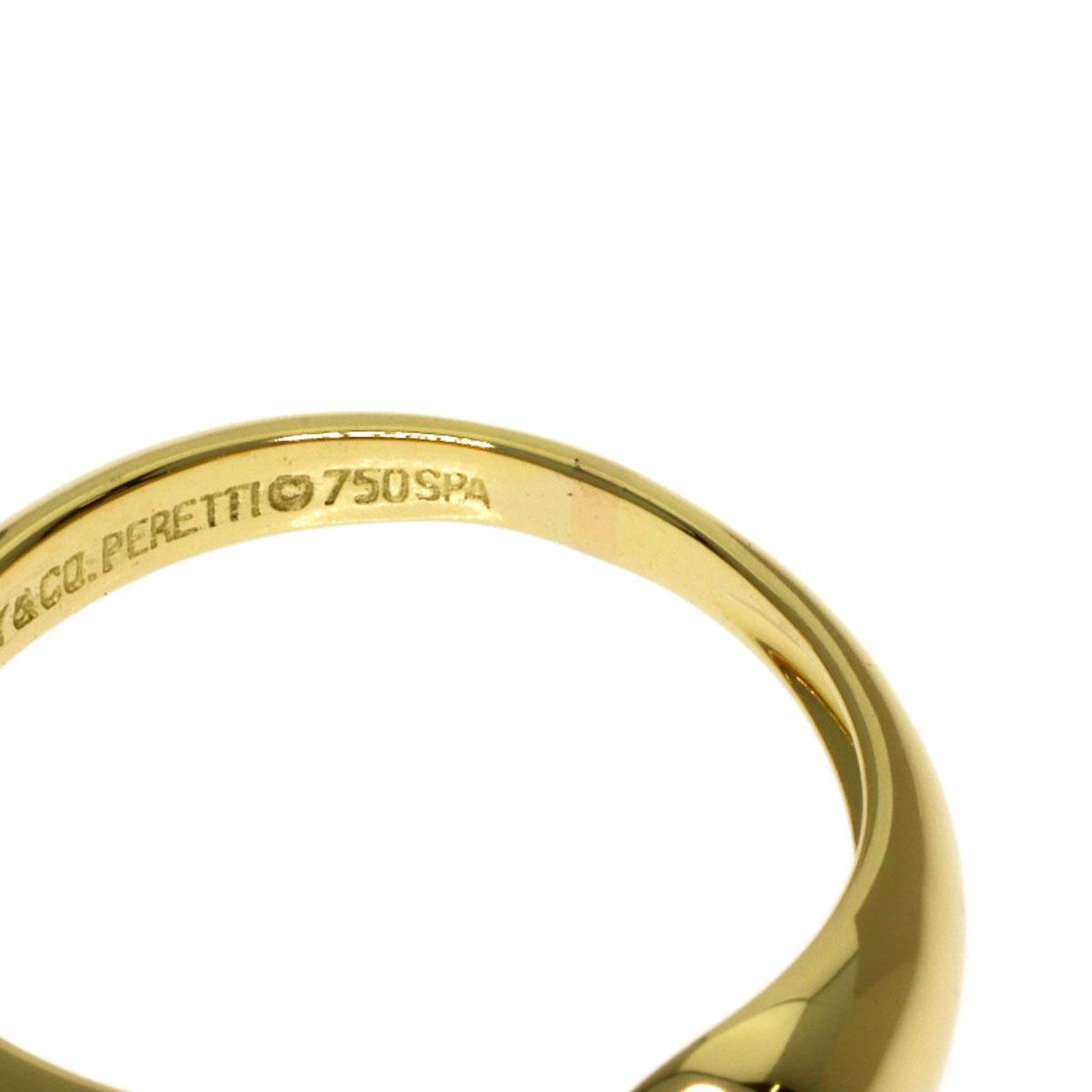 Tiffany & Co Double Teardrop Diamond Ring 18k Yellow Gold — view 7