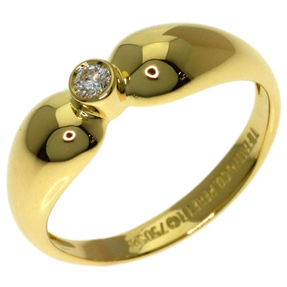 Tiffany & Co Double Teardrop Diamond Ring 18k Yellow Gold — view 2
