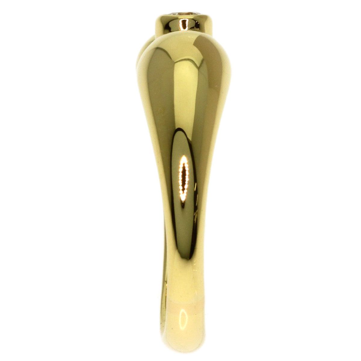 Tiffany & Co Double Teardrop Diamond Ring 18k Yellow Gold — view 3