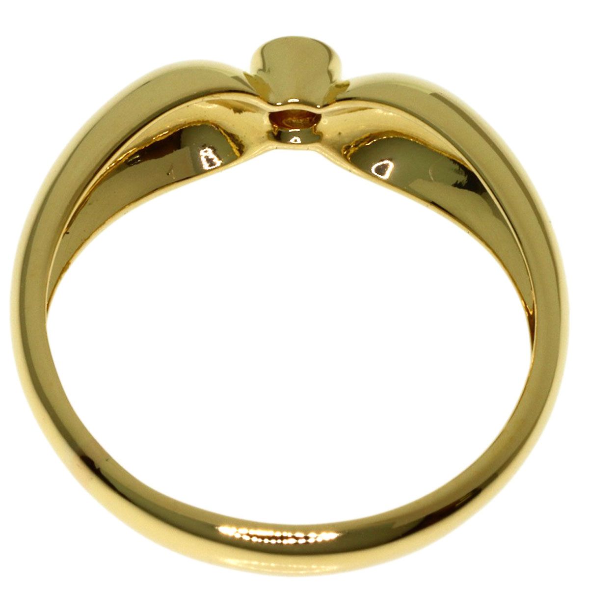 Tiffany & Co Double Teardrop Diamond Ring 18k Yellow Gold — view 4