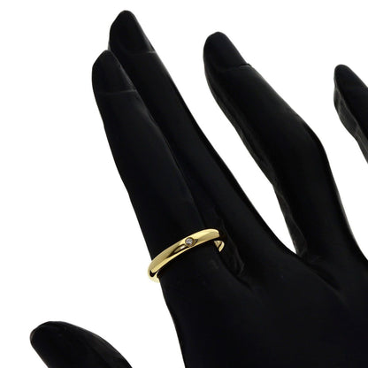 Tiffany & Co Stacking Band Diamond Ring 18k Yellow Gold — view 7