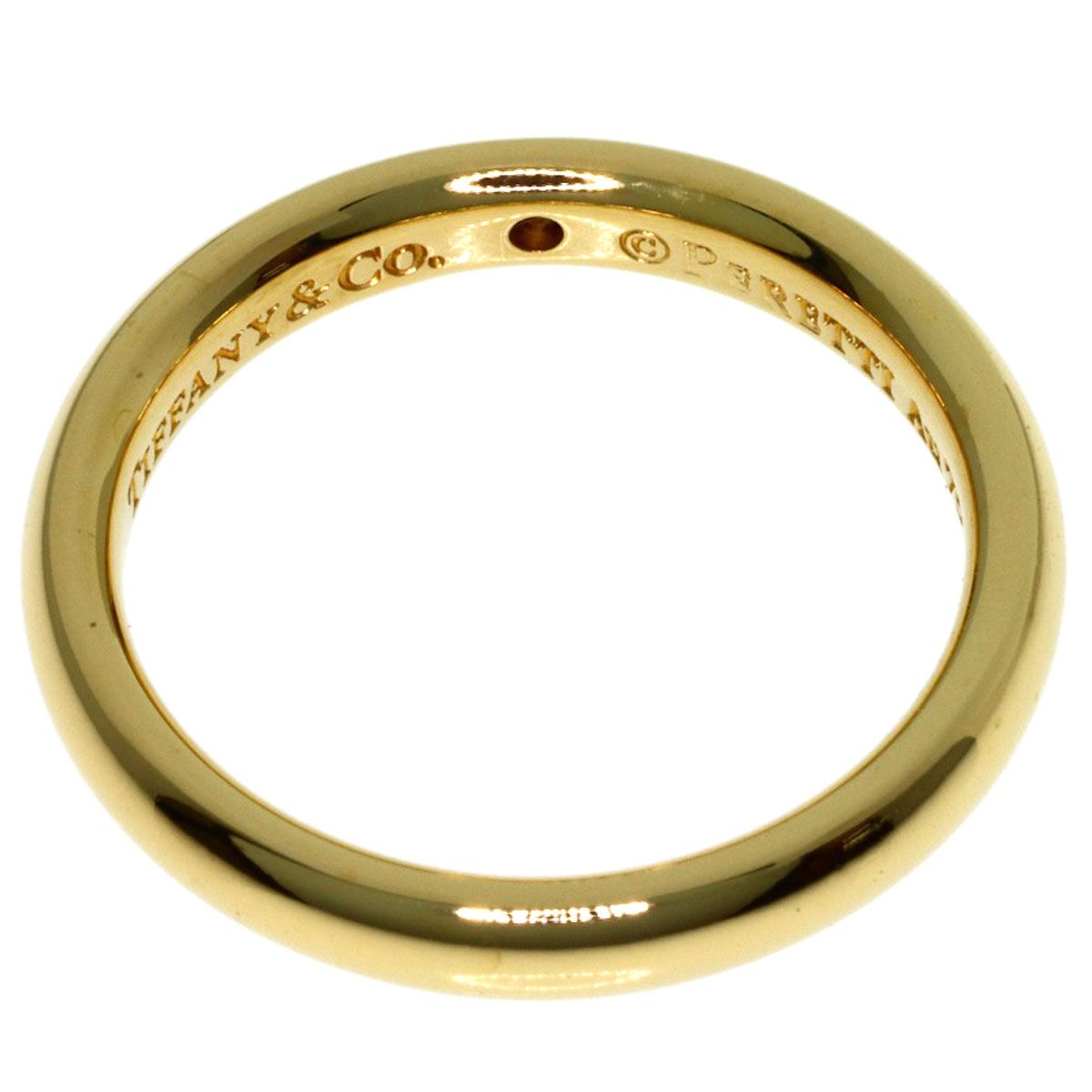 Tiffany & Co Stacking Band Diamond Ring 18k Yellow Gold — view 4